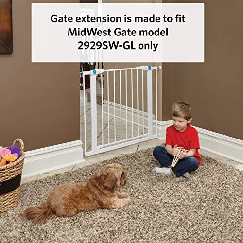MidWest Homes for Pets 3" Wide Extension for 29" High Night Safety Glow Frame, White - Image 3