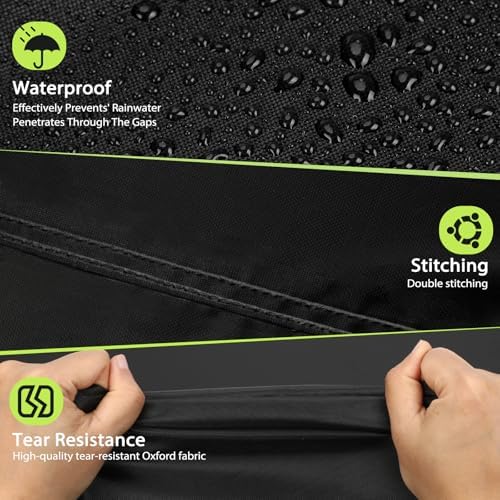 Topcrown Grill Cover for Outdoor Grill Waterproof BBQ Gas Grill Cover (75") - Image 4