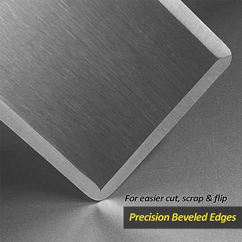 Stainless Steel Metal Spatula, Long Griddle Spatula, Hamburger Smasher Turner Scraper - Pancake Flipper - BBQ Turner and Flat Top Griddle Fliiper - Commercial Grade,3x8 inch - Image 3