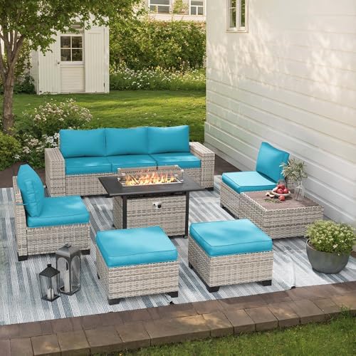 Outdoor Patio Furniture Set PE Wicker Rattan Outdoor Sectional Sofa by MuphyersPatioFurniture