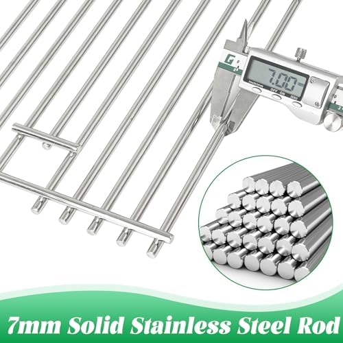 Cooking Grates for Pit Boss 1000 1100 Series Austin XL Parts Grill Grid for Traeger 34 Series Grilling Rack Wood Pellet Smoker Sportsman Replacement Stainless Steel Pitboss Accessory - Image 6