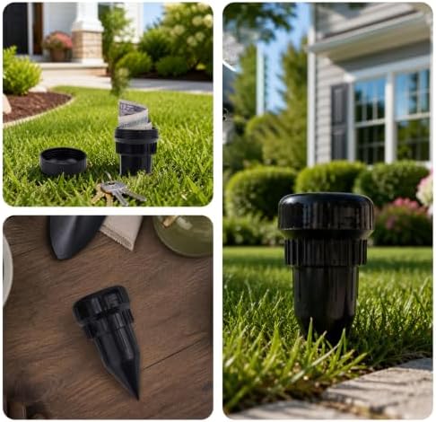 Realistic Sprinkler Head Key Hider, Outside Hide a Key Storage, M - Image 7