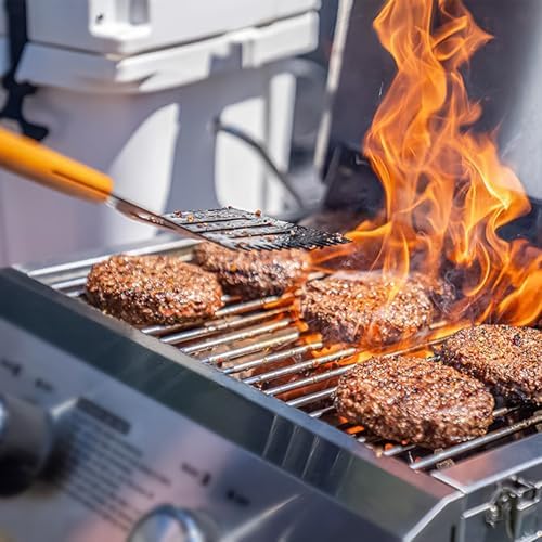 Monument Grills Tabletop Propane Gas Grill for Outdoor Portable Camping Cooking with Travel Locks, Stainless Steel High Lid, and Built in Thermometer - Image 4