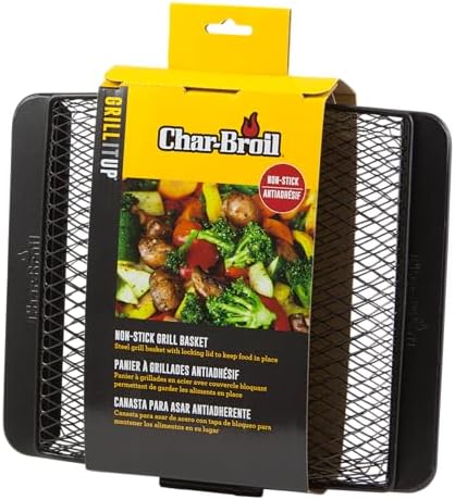 Char-Broil Non-Stick Grill Basket, Black,Silver - Image 3