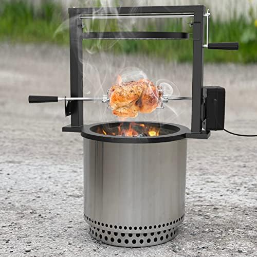 Santa-Maria Style Rotisserie Grilling System for Solo Stove Ranger 15" - Image 6