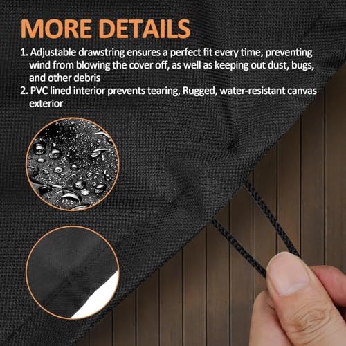 Grill Cover for Z Grill 700 Serial Wood Pellet Grills, ZPG-450A &550B Grill - Image 3