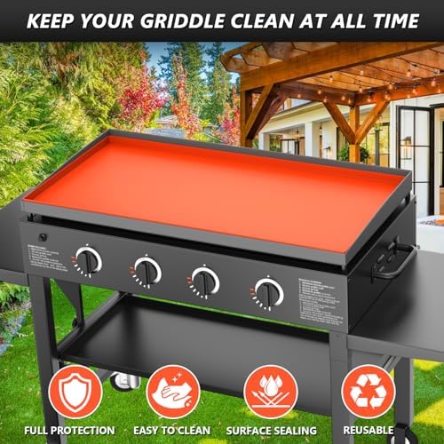 36" Silicone Griddle Mat for Blackstone Heavy Duty Grill Top Cover - Image 2