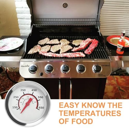 G432-8L00-W1 Lid Temperature Gauge for Charbroil Advantage 4/6 Burner Grill - Image 5