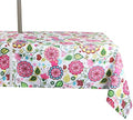 EHouseHome Outdoor Indoor 60x84 inch Rectangle Tablecloth with Umbrella Hole and Zipper, Waterproof Zippered Patio Cloths, Spring/Summer Table Covers for Backyard Circular Table/BBQs/Picnic by EHouseHome