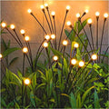 TONULAX Solar Garden Lights - Upgraded Solar Swaying Light, Sway by Wind, Outdoor Lights, Yard Patio Pathway Decoration, High Flexibility Iron Wire & Heavy Bulb Base, Warm White (4 Pack) by TONULAX