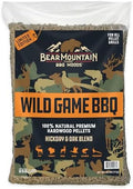 Bear Mountain Wild Game BBQ Wood Pellets for Smoker, Grill, 20lb Bag by BearMountainBBQ