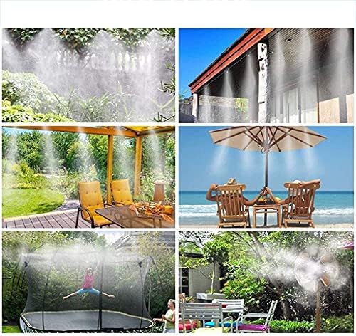 QFFL Misting Cooling System, Automatic Plant Watering Sprinkler, Outdoor Spray Device, for Patio Garden Greenhouse Umbrellas Trampoline (Size : 9m) - Image 3