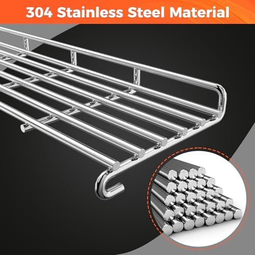 QuliMetal SUS304 Warming Rack for Weber Genesis II 300 Series Grill - Image 3