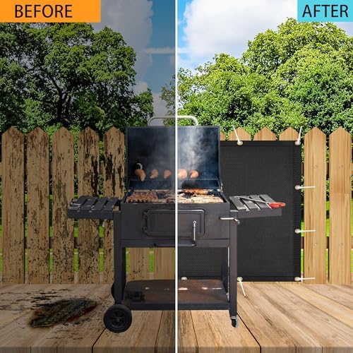 4' X 6' Grill Heat Shield for Deck Railing, Fireproof Heat Shield for Grill - Image 3
