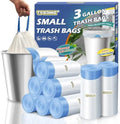 Small 3 Gallon Trash Bags Drawstring,0.96 Mil,Unscented,240 Count by TFORING%C2%AE