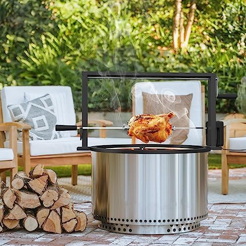 Santa-Maria Style Rotating Rotisserie System for Solo Stove Yukon 27" - Image 6