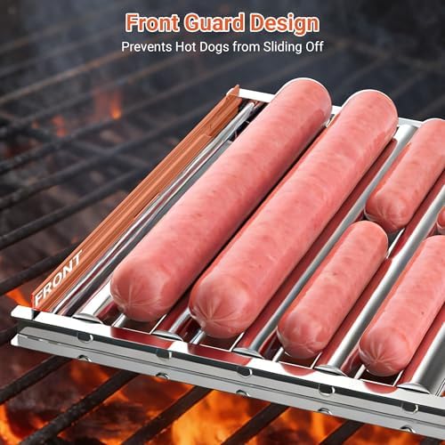 Extra Large Hot Dog Roller for Grill,11.5"Stainless Steel,2Pcs - Image 5