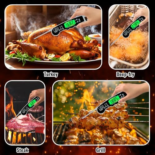 Meat Thermometer Digital, Instant Read Digital Meat Thermometer - Image 3