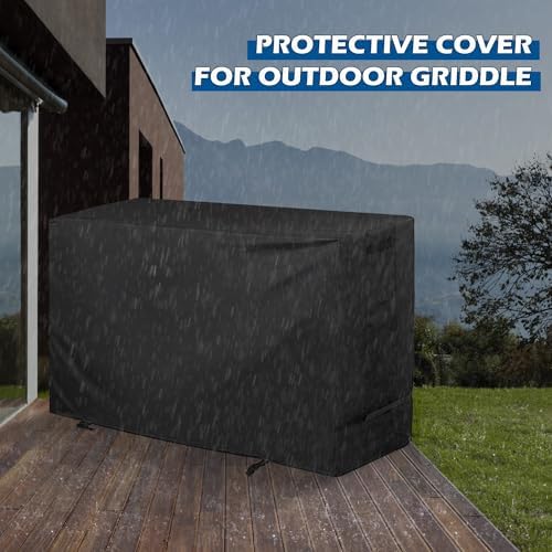 Griddle Cover for BESTFIRE Propane Gas Griddle Charcoal Grill Combo, Flat Grill Cover for BESTFIRE Flat Top Charcoal Gas Grill Combo - Image 6
