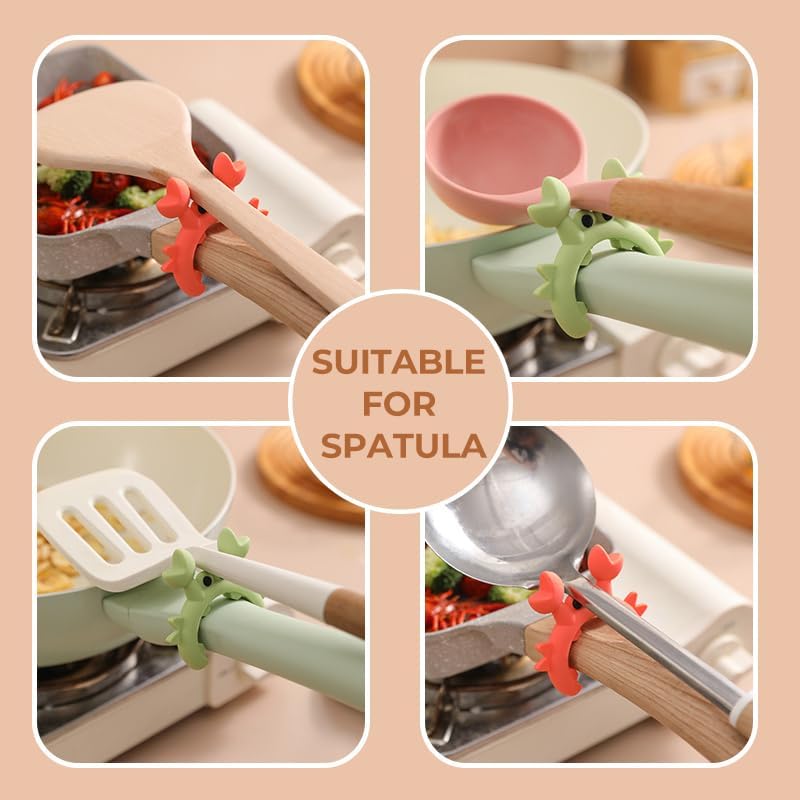 Crab Spoon Holder Funny Spoon Rest for Stove Top, Steam Releaser- Cooking Gadgets, Cooking Gifts, Cool Kitchen Gadgets, Cool Gifts, Cute Kitchen Accessories - Image 7