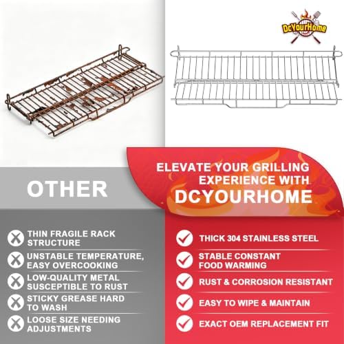 66044 Warming Rack for Weber Genesis II GS4 300 Series Grill Parts - Image 6