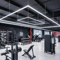 LZHOME LED Garage Lights: Super Bright Suspendable or Surface-Mounted Square Garage Lights, 5000K Natural White LED Lighting Hexagon Shop Light for Warehouse Gym Barber's Shop by LZHOME