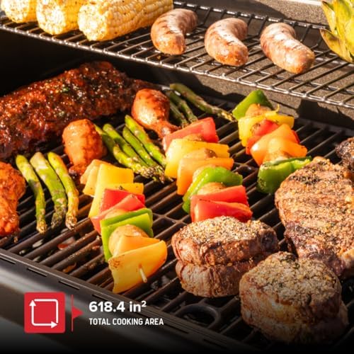 Nexgrill 5-Burner Gas Grill with Side Burner, Propane Outdoor Grill, Black - Image 3