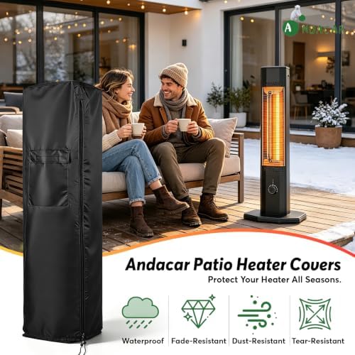 Patio Heater Covers for HAIMMY 42 Inch Heater - 10.2"L×12.6"W×41"H - Image 6