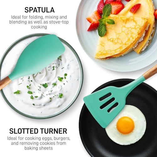 Zulay Kitchen 5 Piece Silicone Utensil Set - Image 5