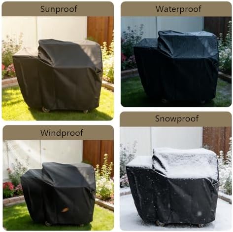 Grill Cover Replacrment Recteq RT-410/340 RT-B380 and Rec Tec RT-B380X Bullseye Deluxe Wood Pellet Grill, Full Length Heavy-Duty Premium Cover, Waterproof Moisture Proof Breathable - Image 6