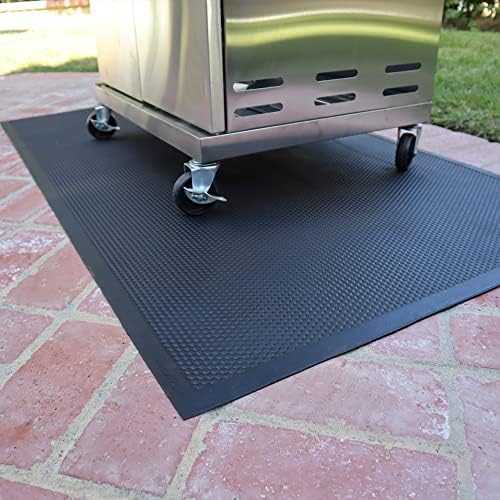 Rubber-Cal Rubber BBQ Under Grill Mat - 5mm x 72" x 32" - Image 5
