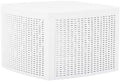 Outdoor Table White Polypropylene Medium Outdoor Table Square Versatile Garden Dining Patio Terrace Backyard Eating Garden Dining Furniture Patio Al Fresco Meal by SKTQYQO