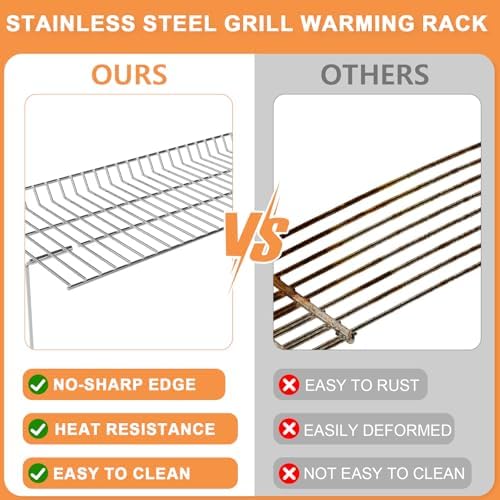 Warming Rack for CharGriller Replacement Parts 5050 3001 3008 5650, 20.5" L - Image 6