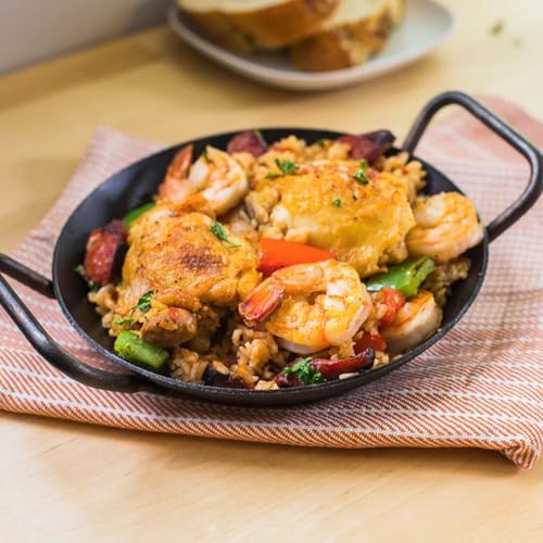 Lodge Pre-Seasoned Carbon Steel Skillet, Dual Handle, 8 Inches - Image 2