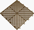 SnapLock RaceDeck Free-Flow 12"x12" Garage Tiles, 48pk, Espresso by BigFloors