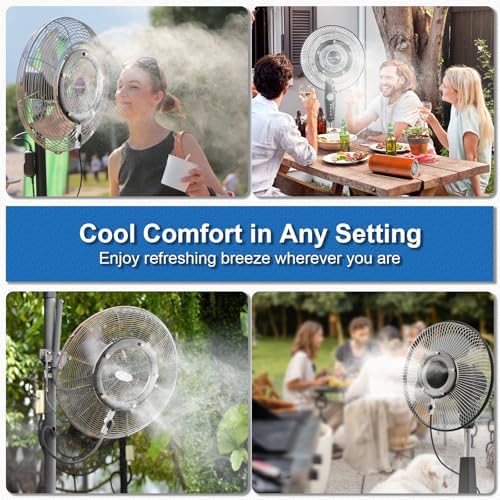 POCKET PANDA Fan Misting Kit. Fan Misters for Cooling Outdoor - Image 6