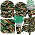 Camouflage Party Decorations, Camo Camouflage Themed Party Supplies by Xenorik