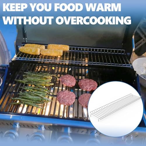 Elevated Warming Rack for Royal Gourmet GA5401T 5-Burner – Stainless Steel - Image 7