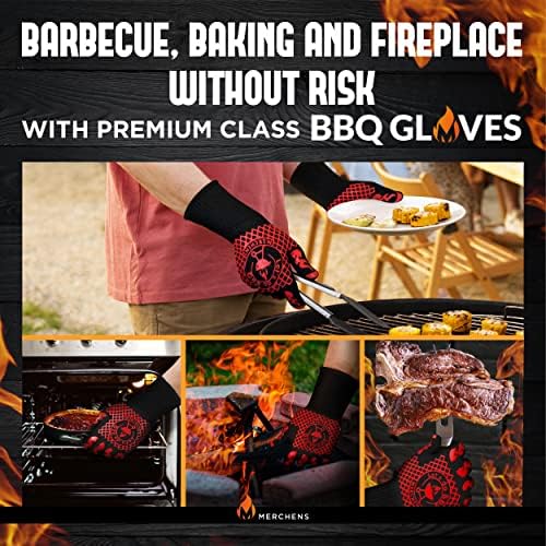 BBQ Grill & Oven Gloves 1472°F Heat Resistant | Storage Case & Gift Box - Image 6