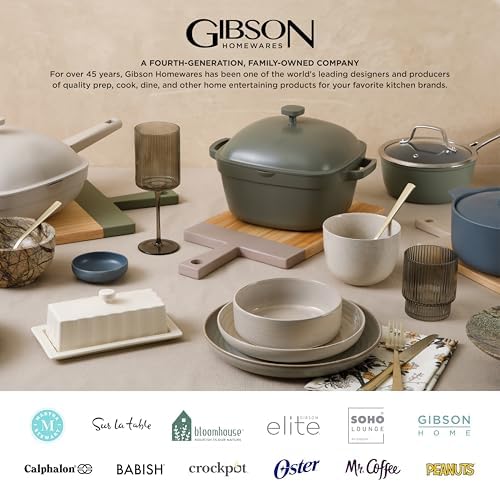 Gibson Home Fairhope 12-Piece Matte Black Melamine Dinnerware Set – Durable Lightweight Plates and Bowls, Kitchen Dining Set - Image 7