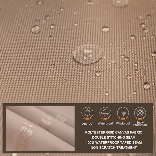 ULTCOVER Waterproof Patio Furniture Cover 111L x 74W in - Image 3