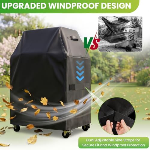 Grill Cover for Outdoor Grill, 32 inch Grill Covers Heavy Duty Waterproof - Image 4