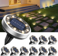 btfarm 10 Pack Solar Lights Outdoor Waterproof, 8 LED Solar Ground Lights by btfarmdecorativelighting