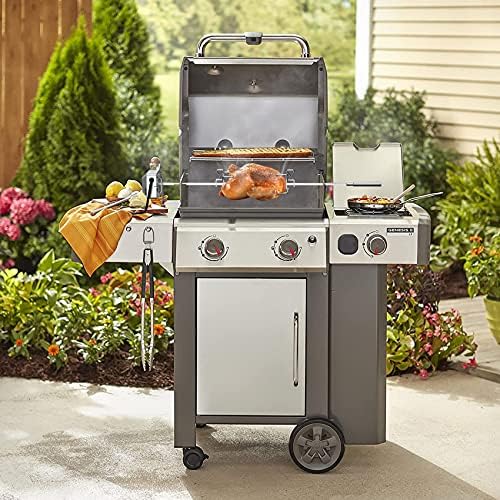 onlyfire Stainless Steel Grill Rotisserie Kit for Weber Genesis Grills - Image 5