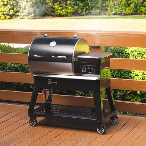 recteq Patio Legend 600 Pellet Smoker, Pellet Grill with Wifi & App Connectivity, Outdoor Smokers Grills, Wood Pellet Grills, Temp Range 180° to 700+°, Smoker Grill + Grilling Basics Bundle - Image 5