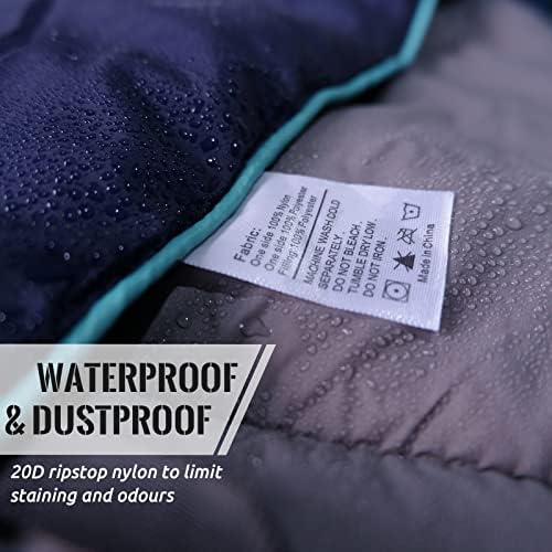 Outdoor Puffy Camping Blanket, Large Outdoor Blanket Waterproof, 55*79'' - Image 5