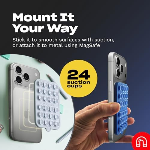 OCTOBUDDY Magnet Dual Magnetic & Suction Phone Mount - Empire Strikes Black - Image 3