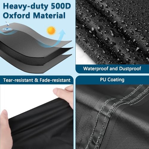BBQ Grill Cover (60" L x 25" W x 46" H) - Image 3