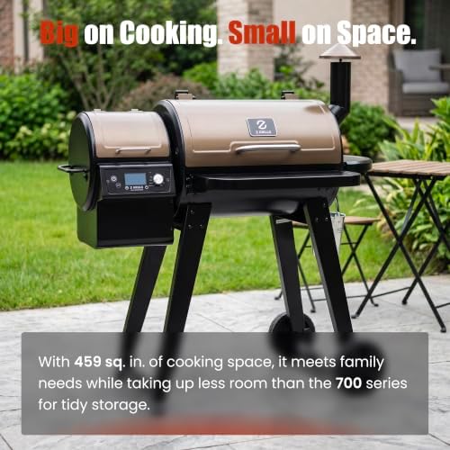 Z GRILLS 450A2 Wood Pellet Grill Smoker, PID V3.0, 459 Sq in, Bronze - Image 5