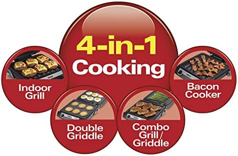 Hamilton Beach 4-in-1 Electric Indoor Grill & Electric Griddle Combo - Image 2